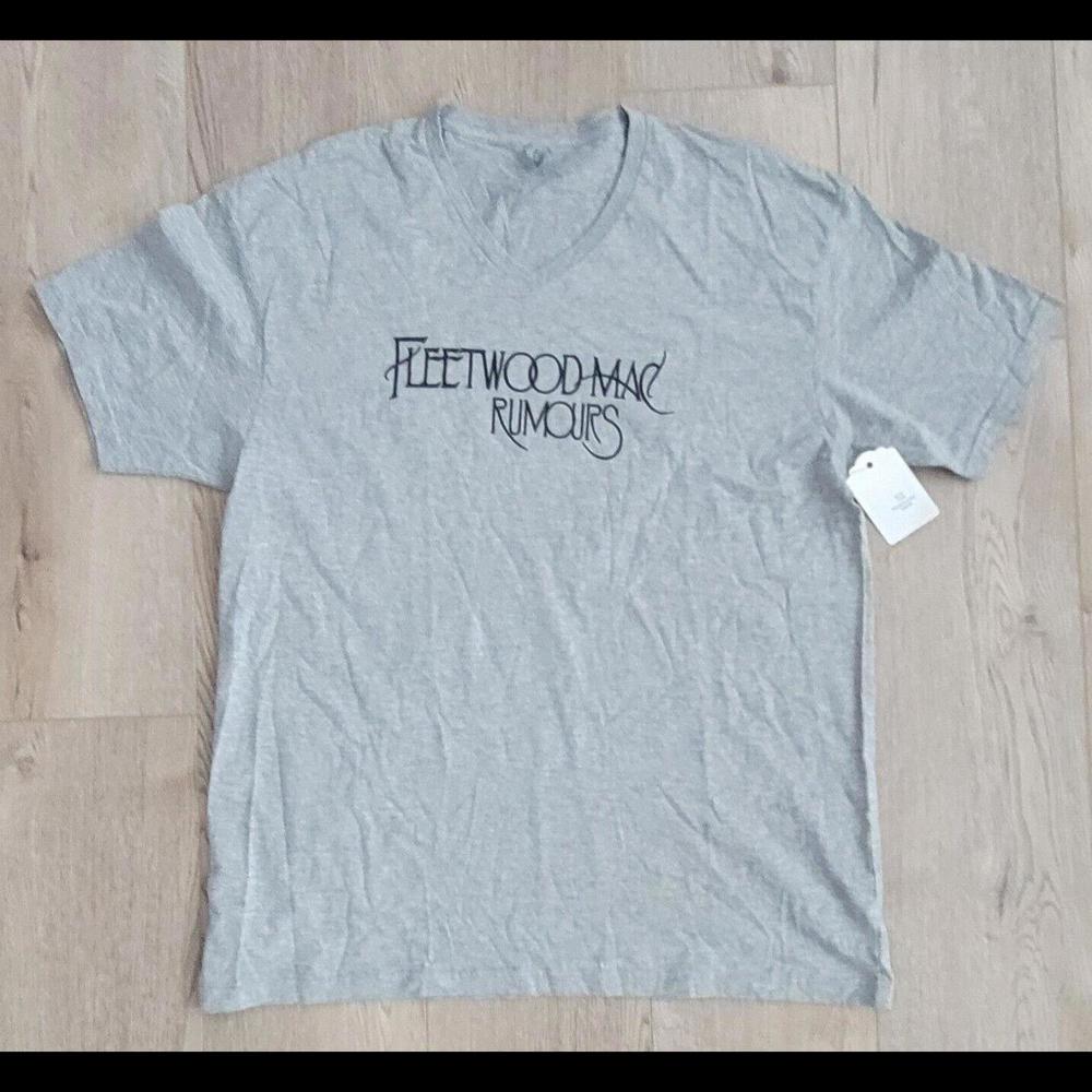 Fleetwood Mac RUMOURS Women's Gray t-shirt New with Tags- Size Large
